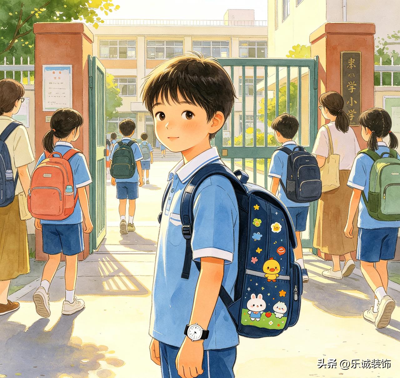 我认为不支持
我适度支持小学生佩戴电话手表上学。
好处是方便上下学联络家长，突发