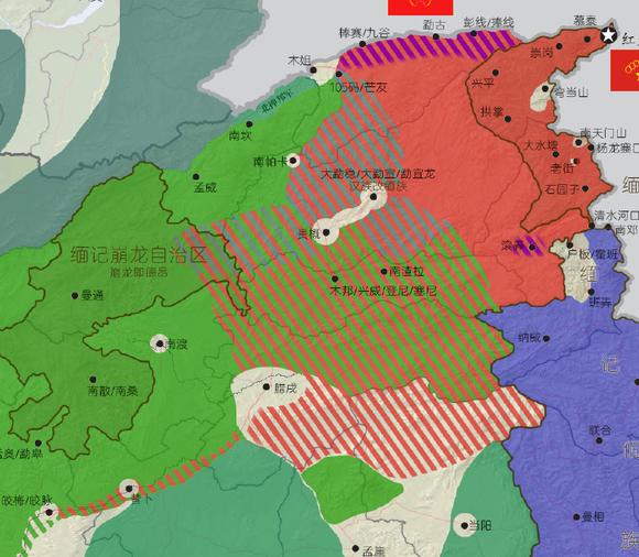 12月28日缅北三兄弟之一的德昂军攻克腊戌西北方向的南渡镇
根据德昂军的消息，德