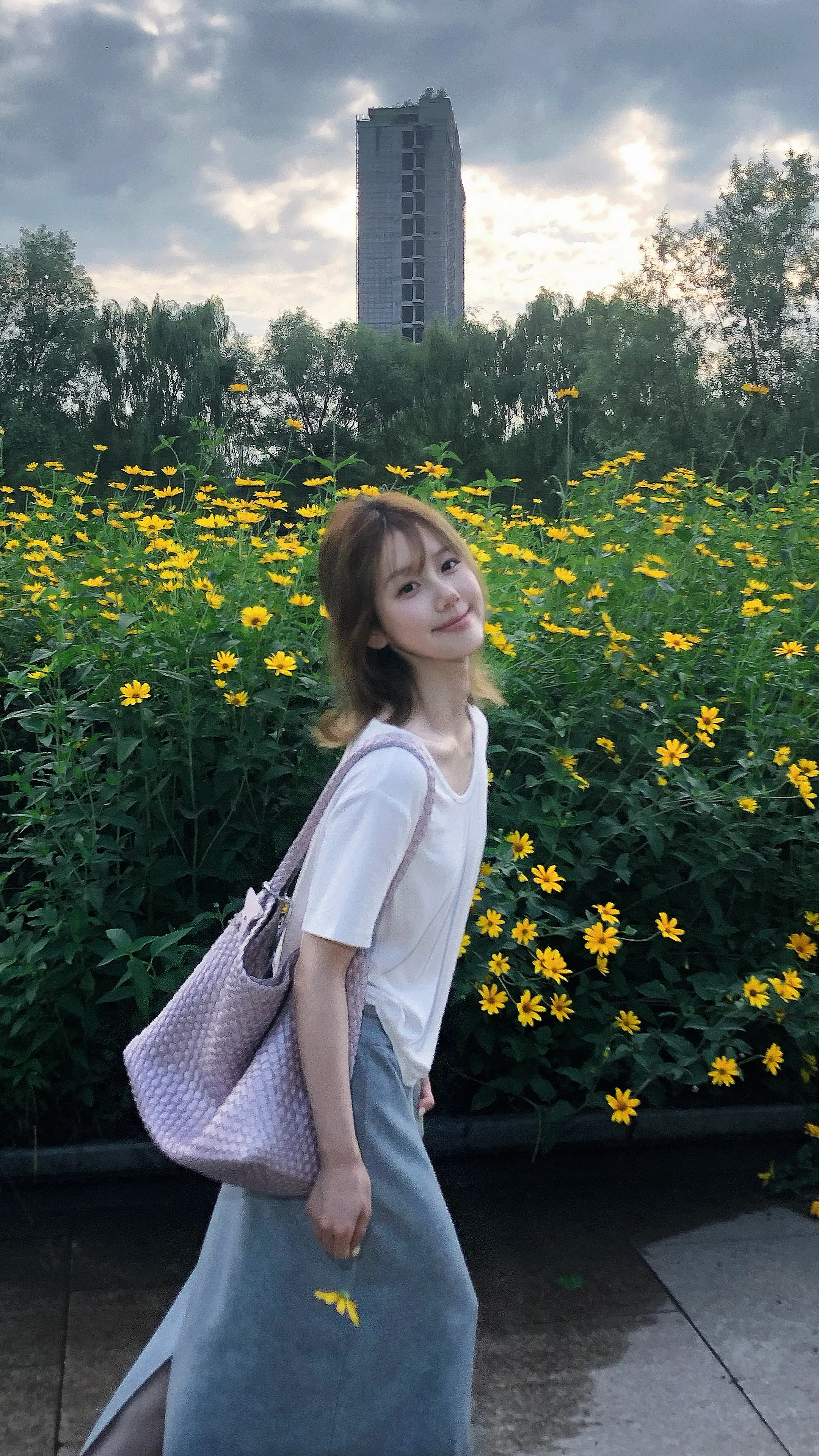 那天我经过一片花园