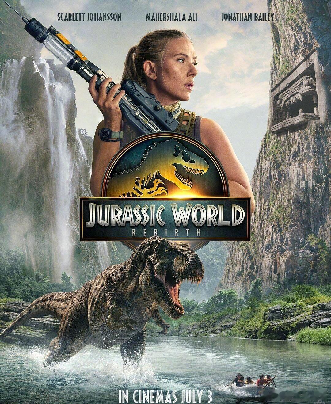 现在的海报怎么都跟闹着玩似的🙂‍↔️🦖《侏罗纪世界：重生》怎么都能算这个暑假