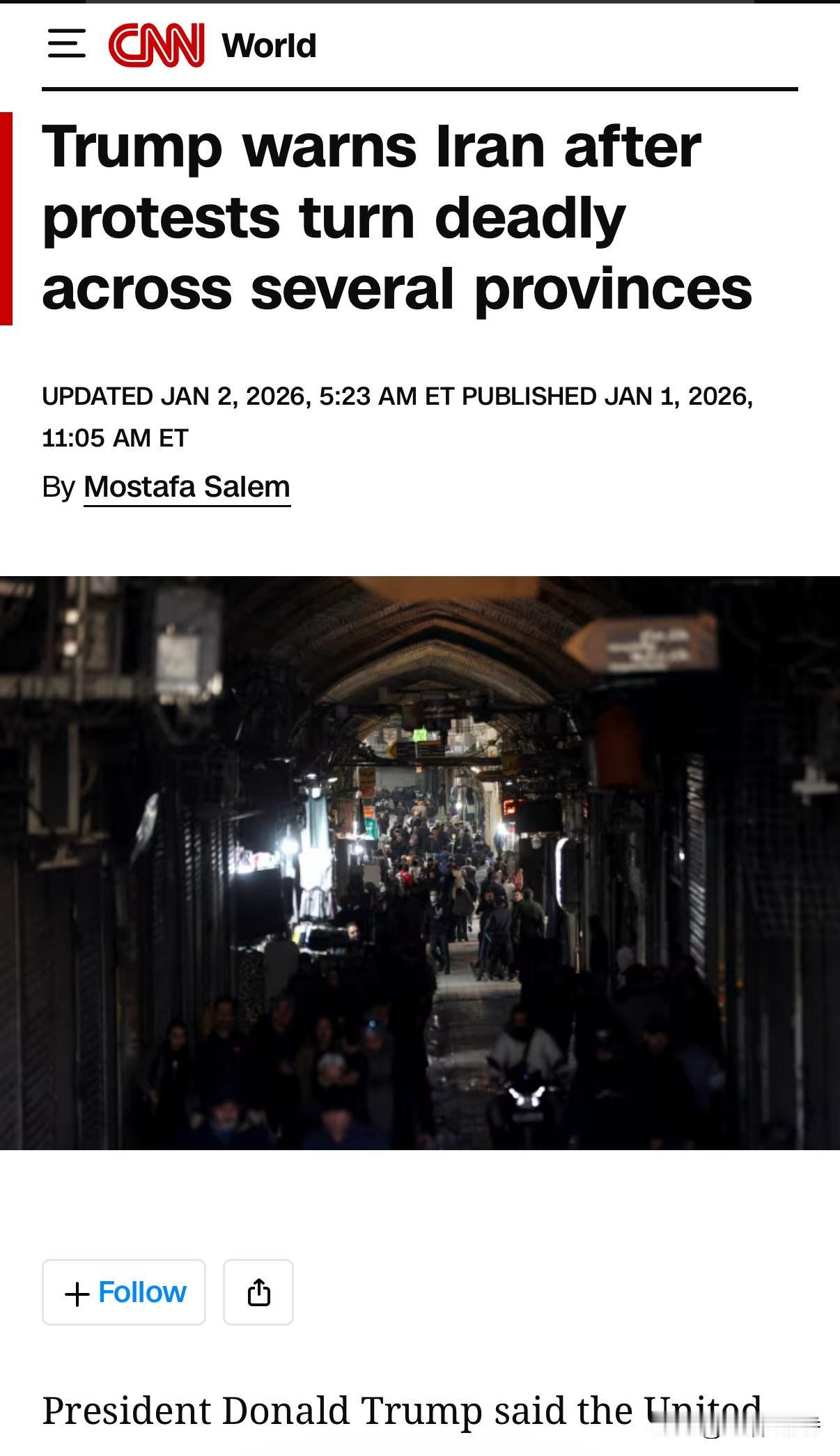 川普，你这不是在干涉伊朗内政嘛！早年，若这样干涉俄乌“内政”，或许、战事不会走到