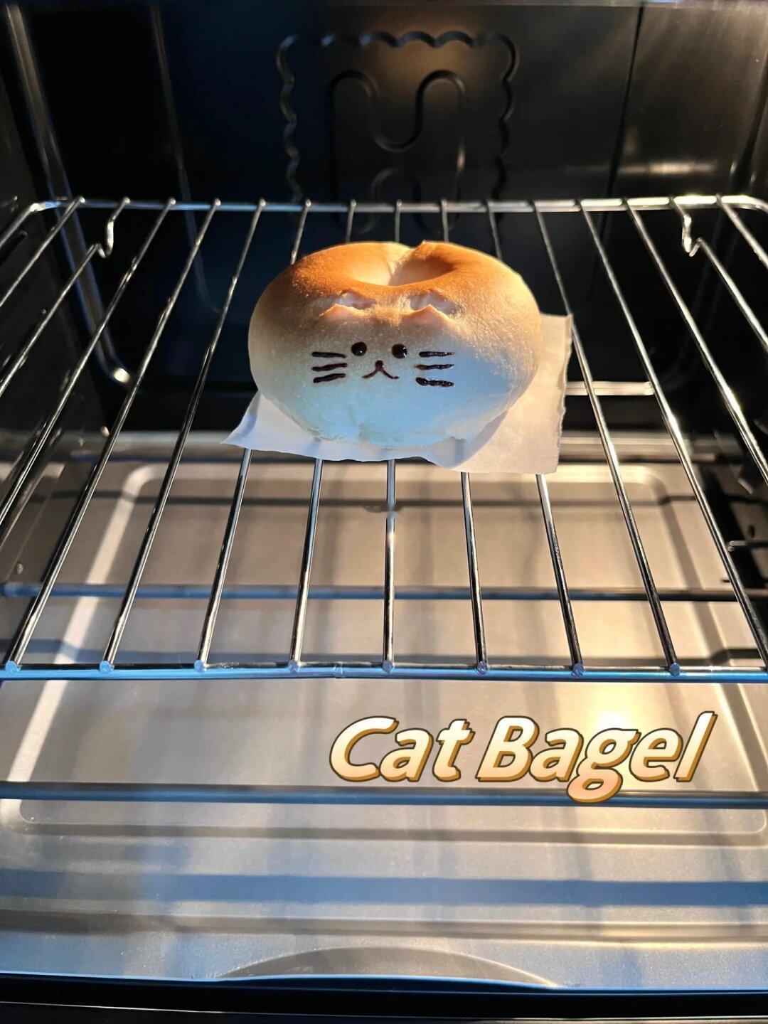 在家复刻猫咪贝果🥯