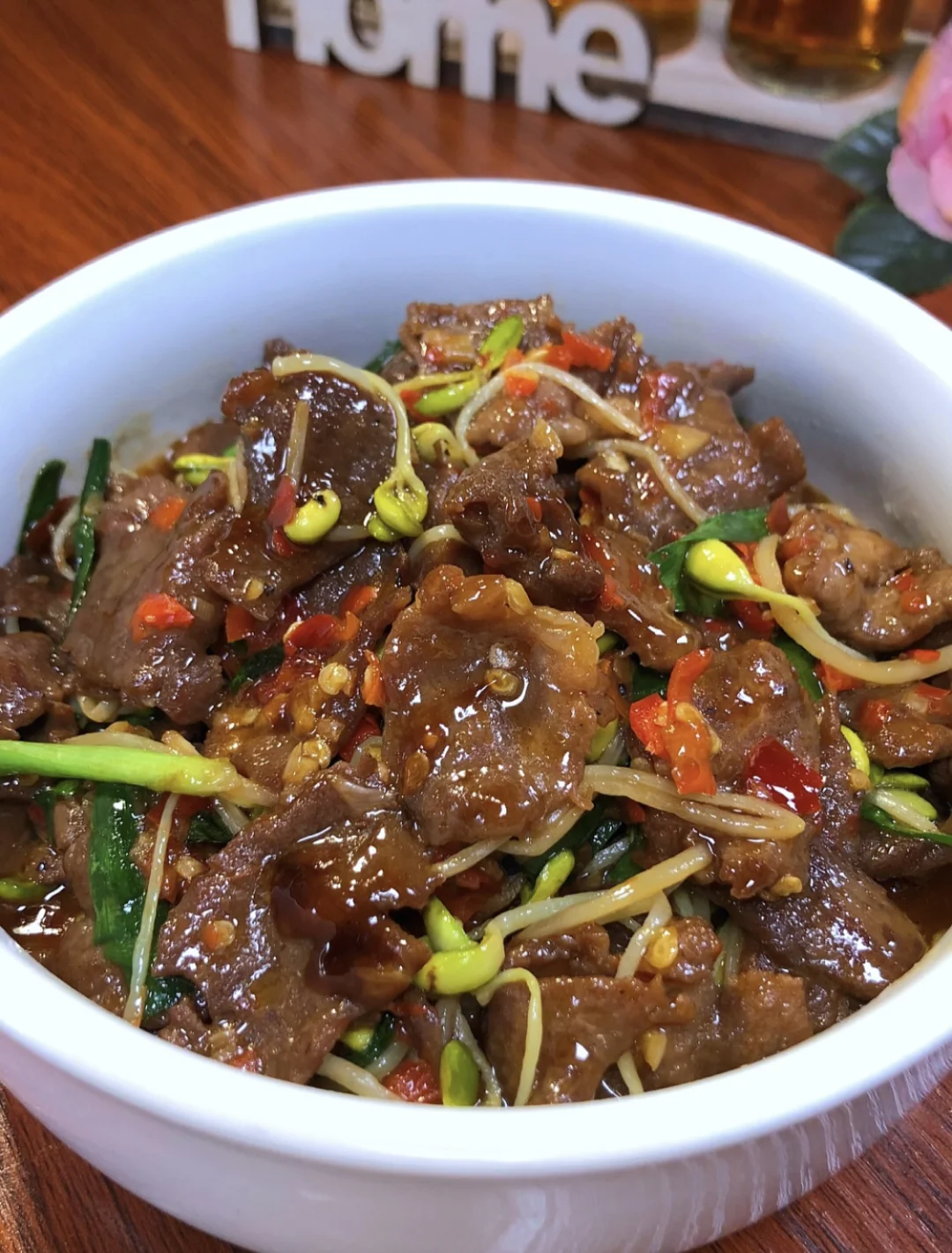 下饭神器又来了，试试这道牛肉炒豆芽！！