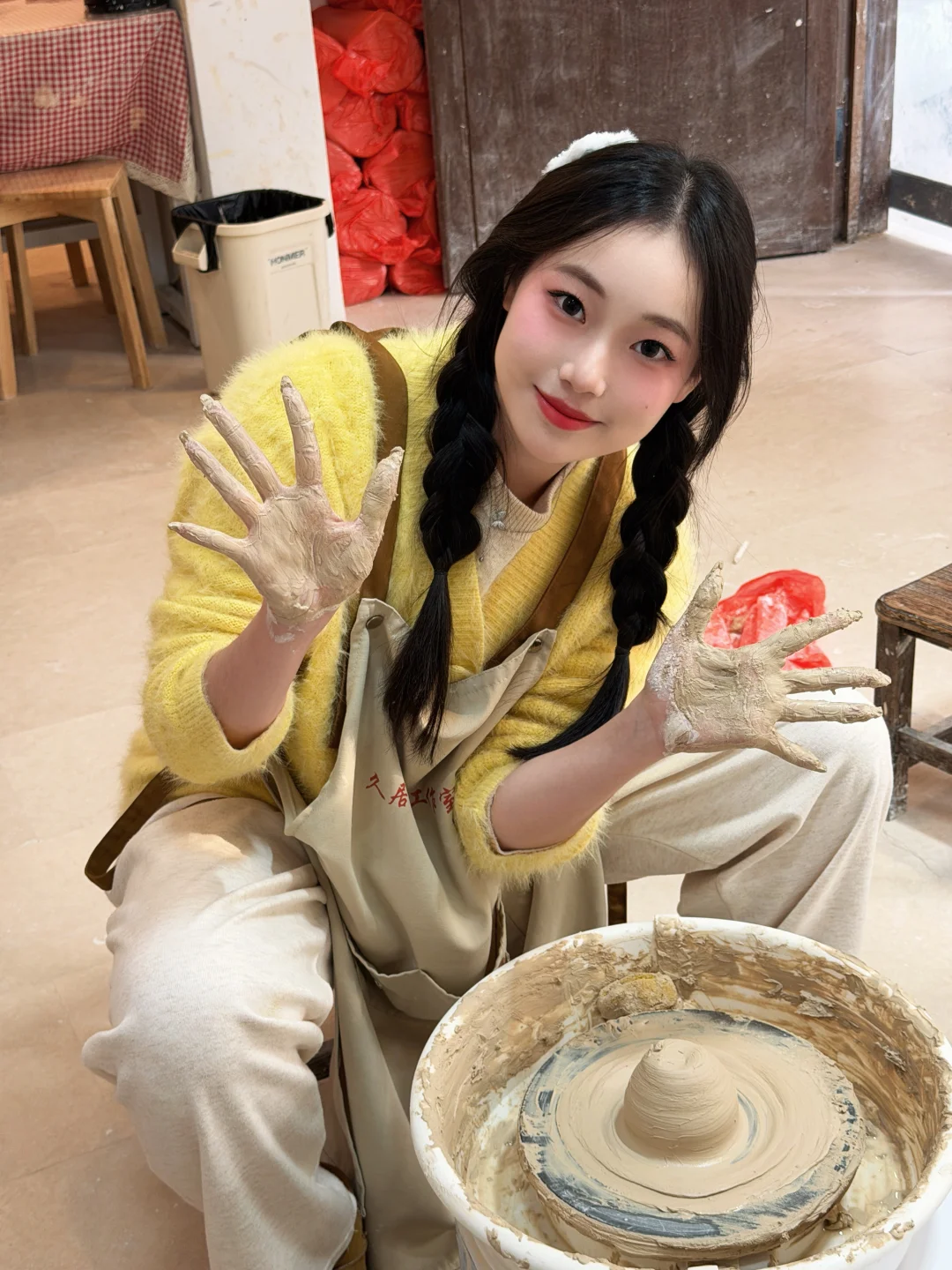 𓄹𓈒🍶在景德镇捏泥巴🐈𓈒𖦹⋆