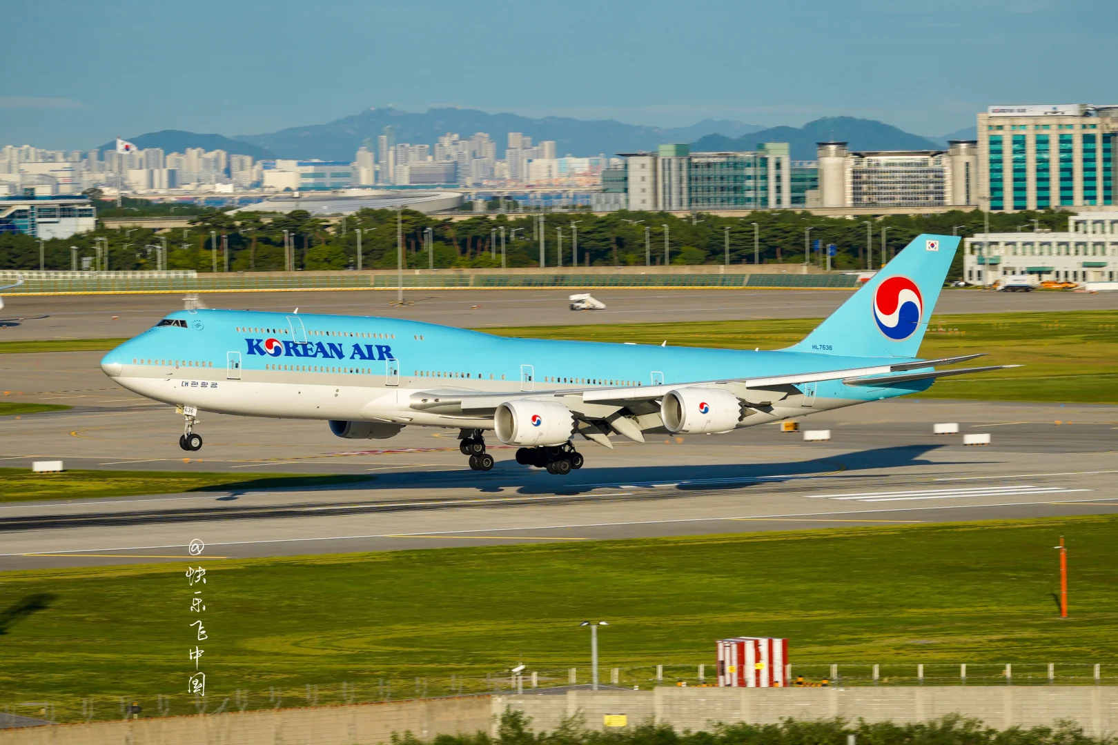 “波音747-8i飞机，将在10年内离开大韩航空。”