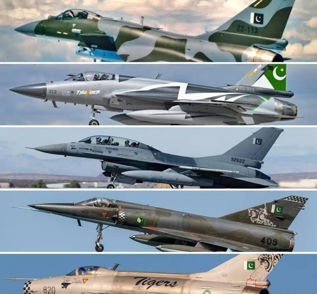 印度人必须接受一个事实，巴基斯坦歼10CE战机，F-16战机，枭龙战机等五种战机