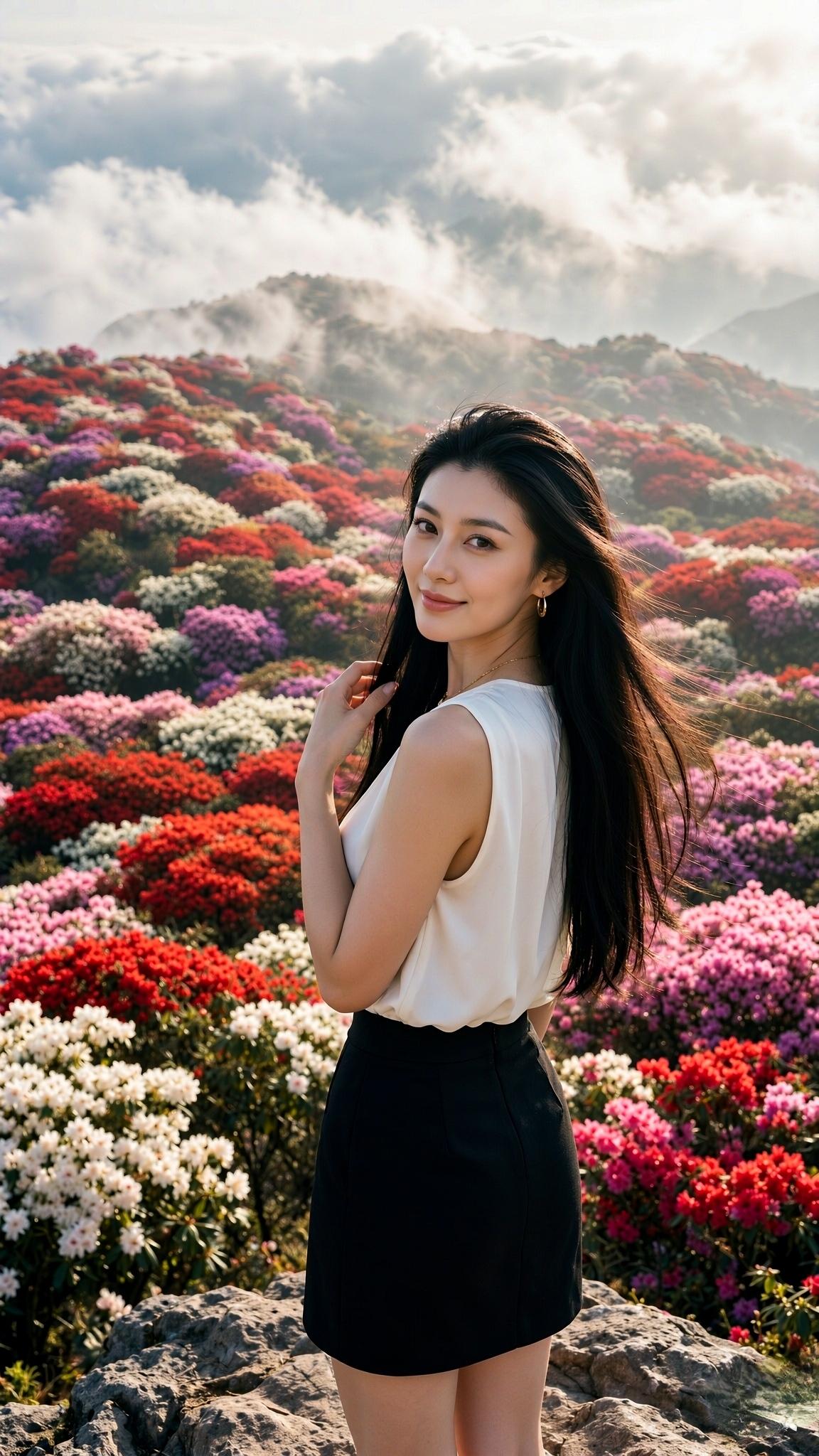 贵州毕节百里杜鹃风景区，花的海洋意境美。