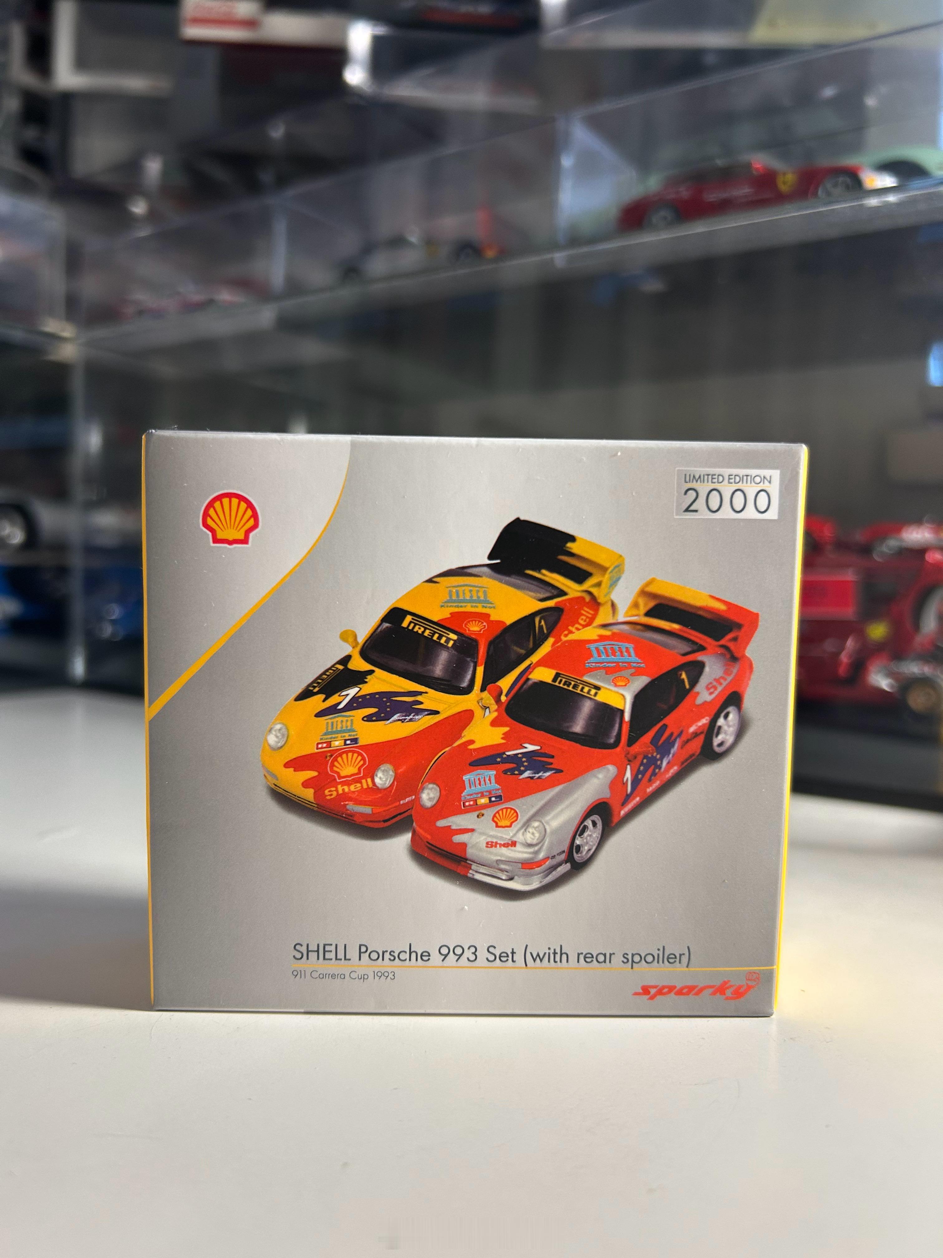 1/64 小比例 Sparky 的保时捷Porsche 993 Cup的双车套装