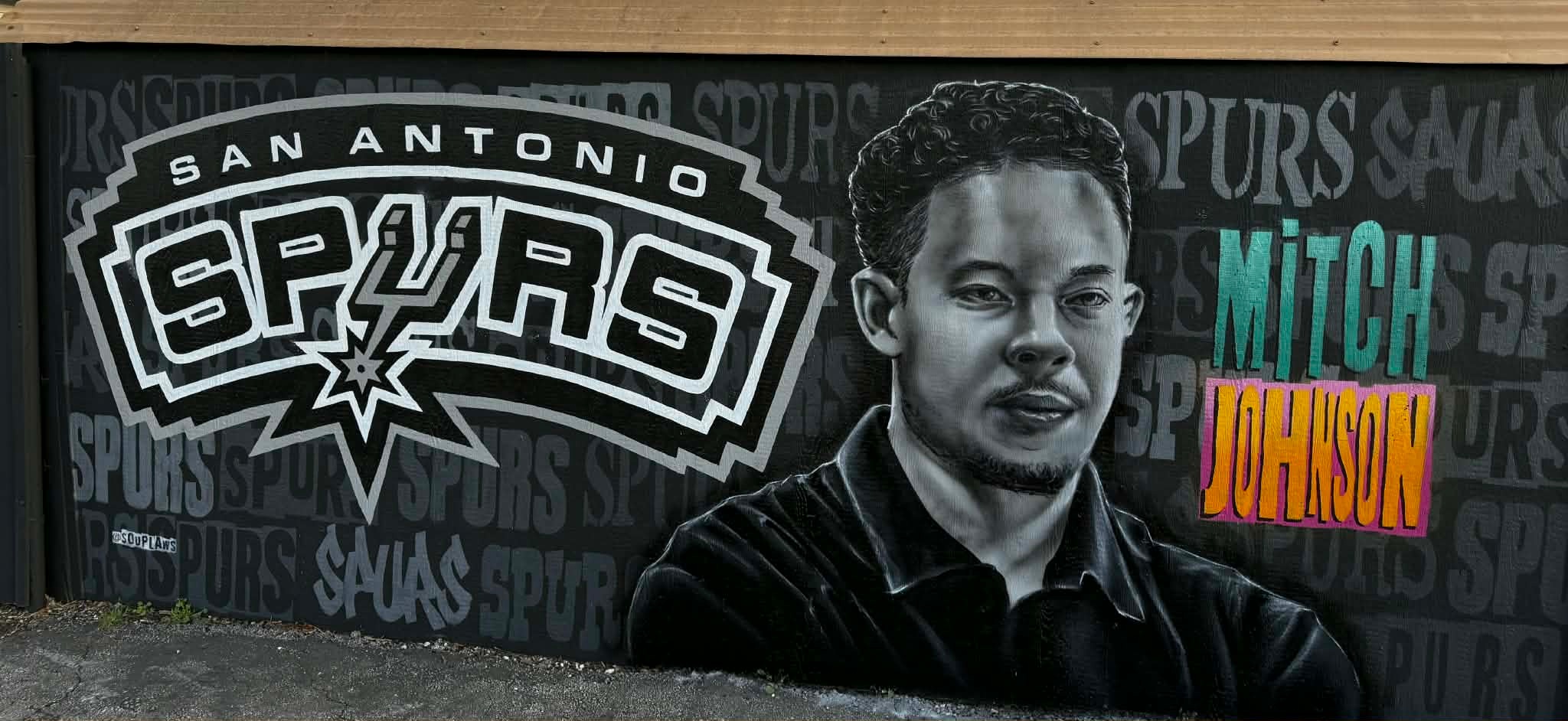 米奇的壁画也安排上了