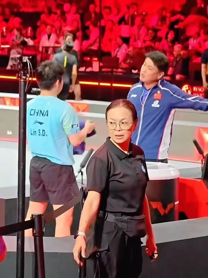 林诗栋2比4F勒布伦，王皓赛后生气了，王楚钦看林诗栋比赛摇头叹气