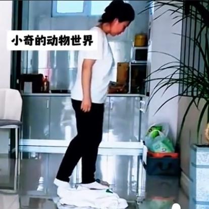 笑不活了！女子称体重见130斤怒踩秤爆火，网友：这脾气我太懂了
 
是个狠人！广