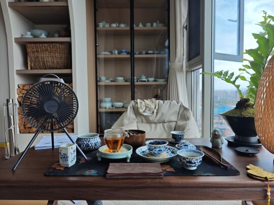 宅家喝茶 阴雨天的一泡素心兰