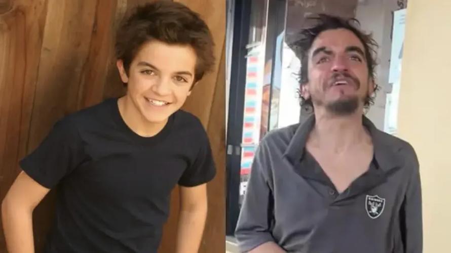 36岁的美国前童星泰勒·蔡斯，曾凭《奈德的校园生存指南》红遍全球，如今却衣衫褴褛