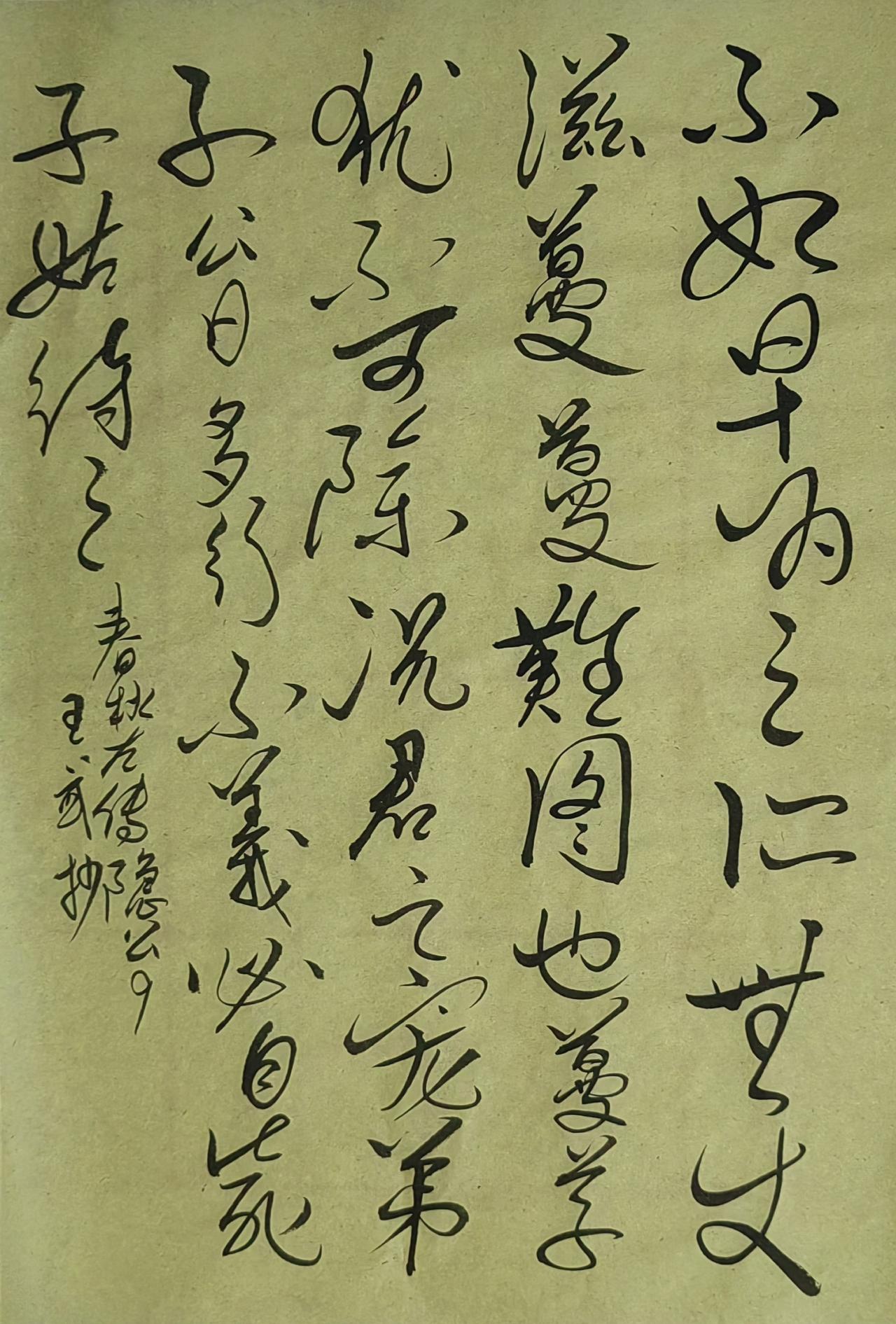 大家来交流讨论草书今草