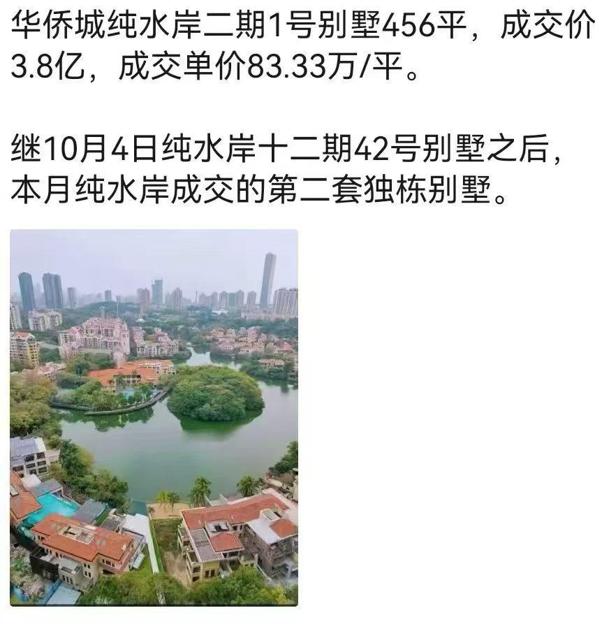 深圳高端房产全面疯涨，全面疯狂，贫穷限制了我们的想象！

就在南山区华侨城​纯水