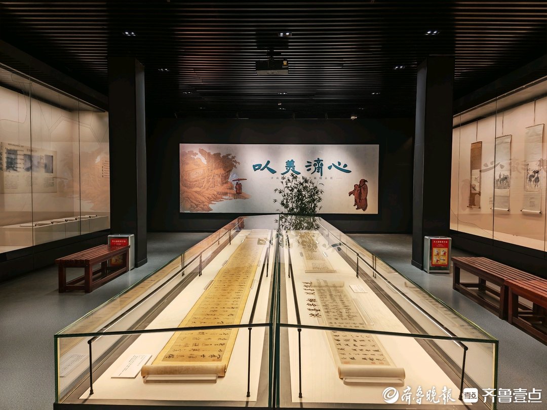 “以美济心——济南市博物馆藏书画精品展”开展