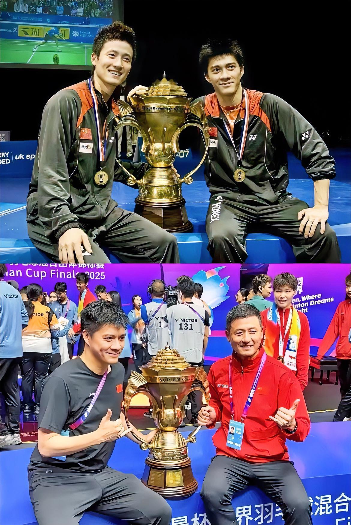 同样在苏杯，风云组合曾经也意气风发！
蔡赟队长年轻时真的是神颜，太帅了！
还有黄