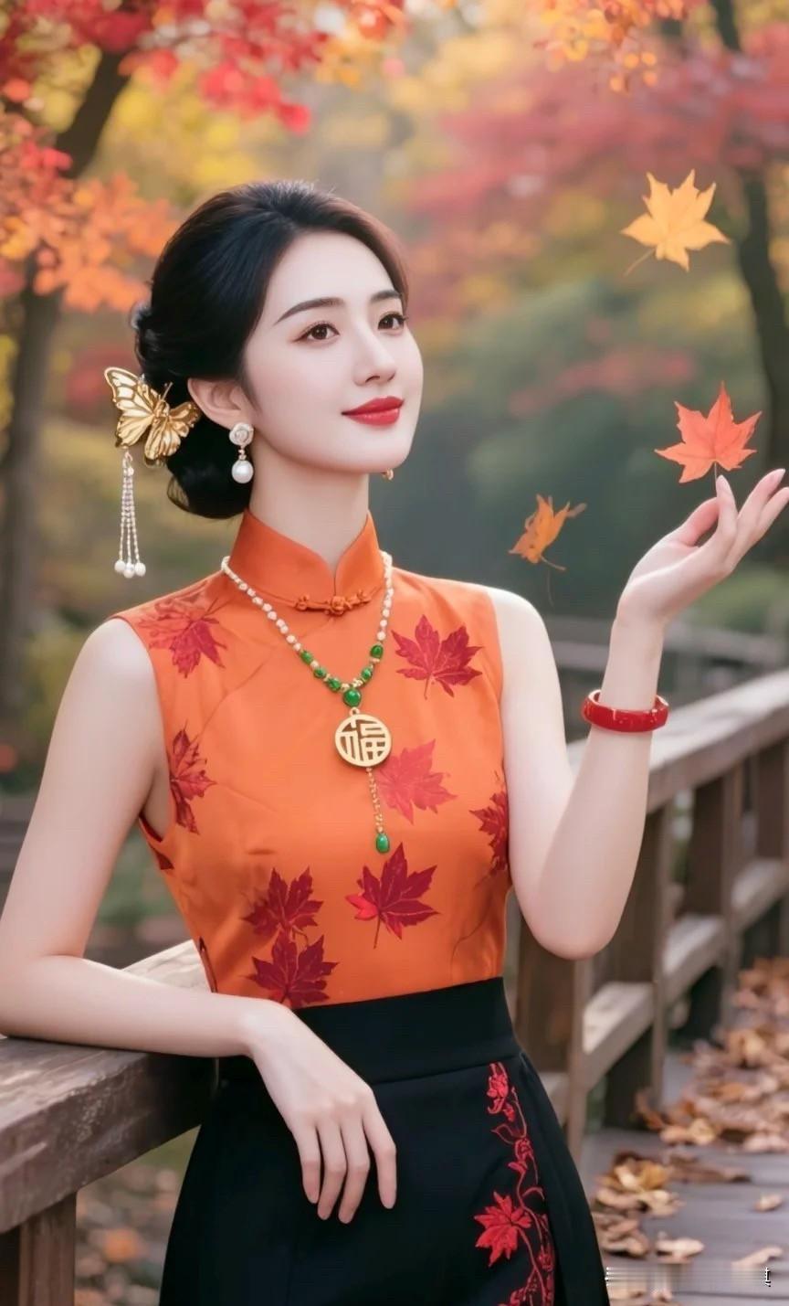 友友素来文笔过人，我用最真诚的心来邀请你。

小琪有感秋日盛景写下这篇小诗，特此