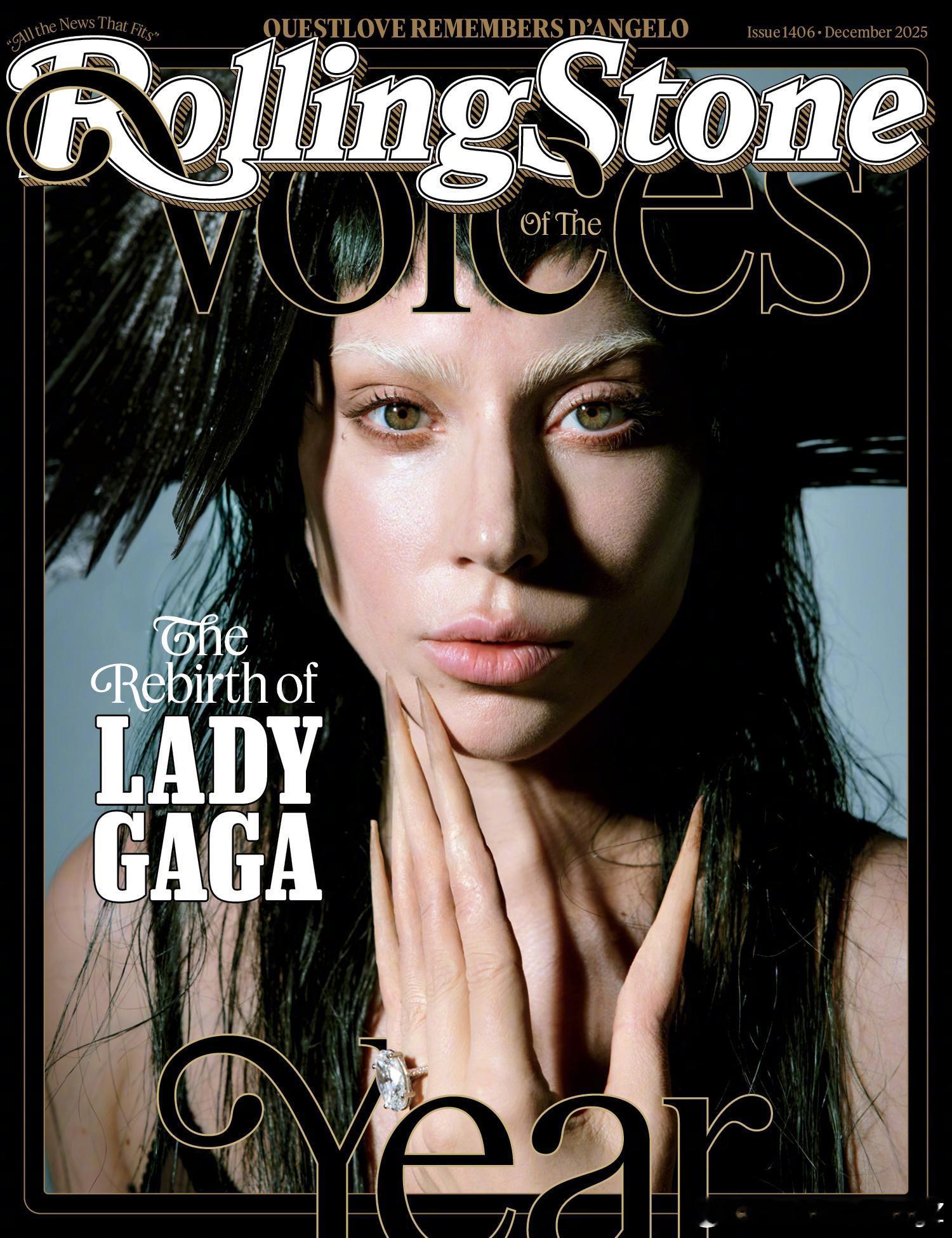Lady Gaga 登上 <Rolling Stone> 十二月刊封面——标题很