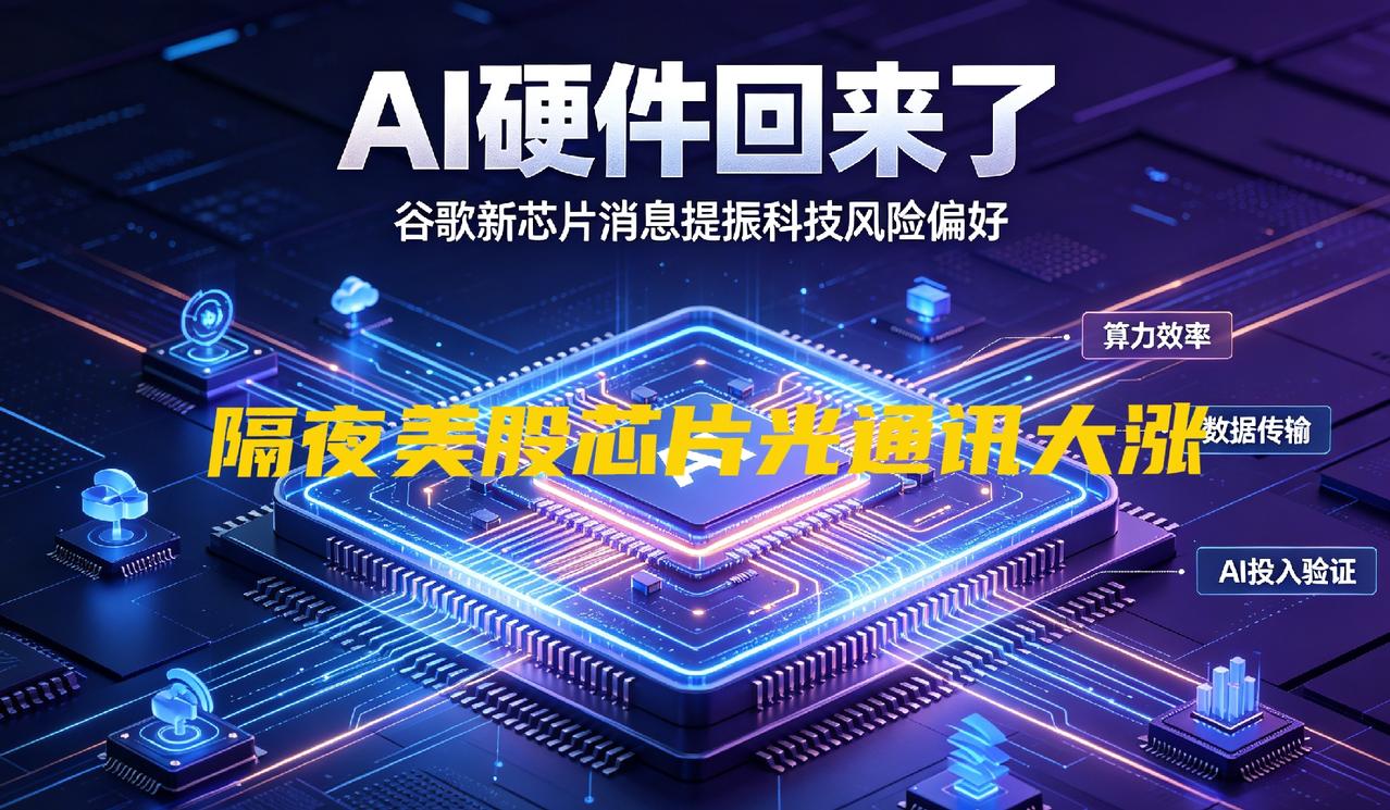 重点观察｜隔夜美股科技板块强势反攻，存储光通信迎来大幅上涨
 
提示：理财有风险