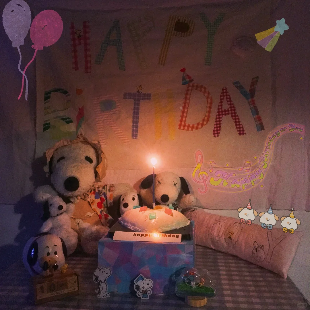 🎂🎈史努比8/10生日快乐🎉