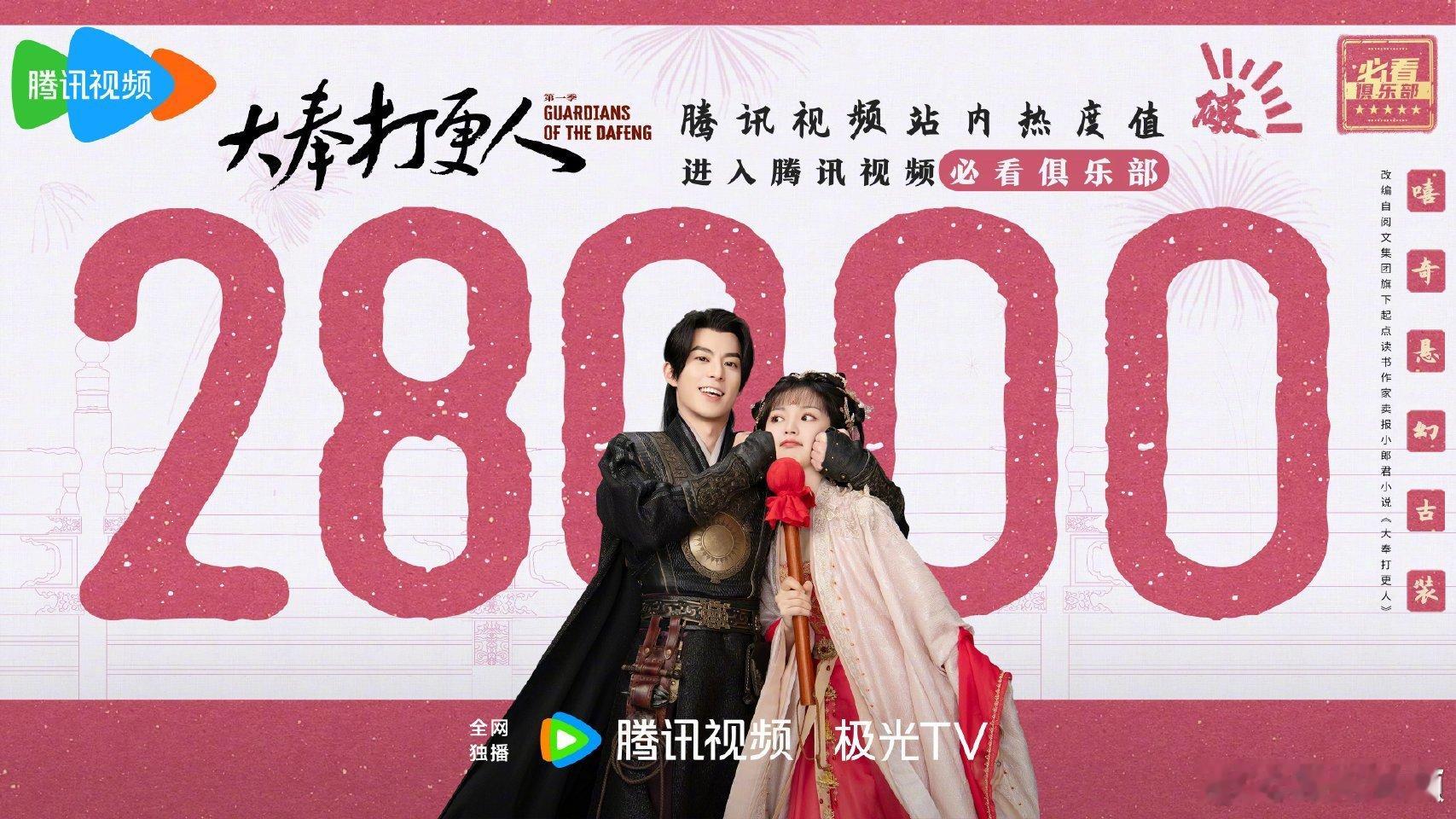 腾讯视频2025第一部破2万8的剧！！！🐮🐮🐮 