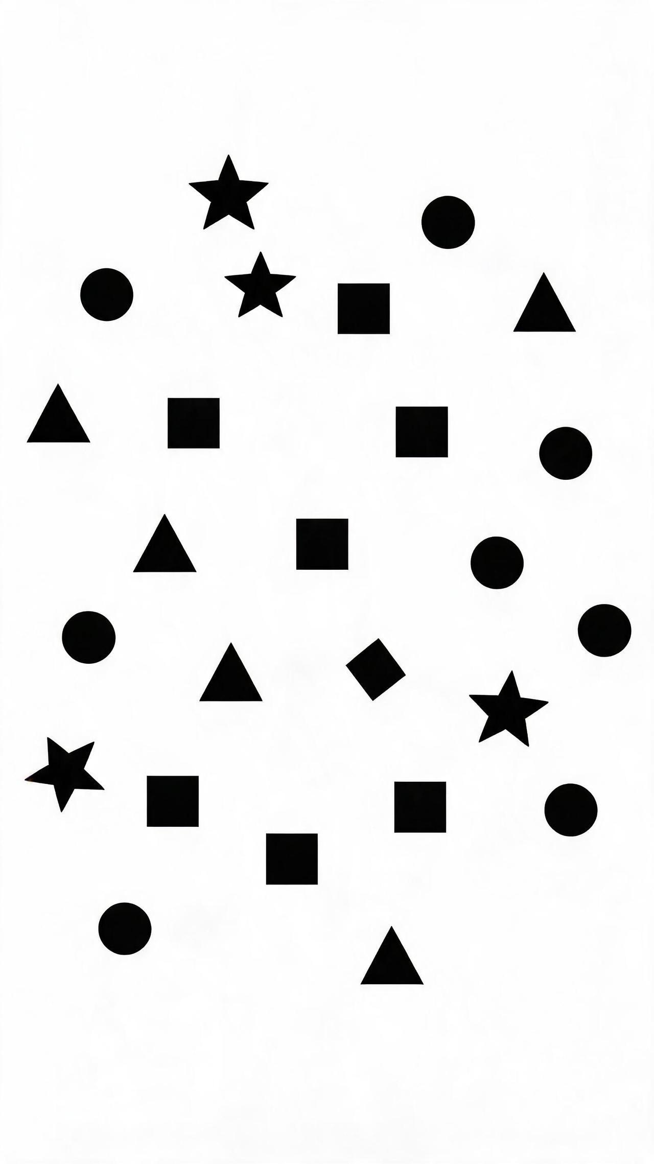 只看一眼，你能记住有几个五角星吗？
