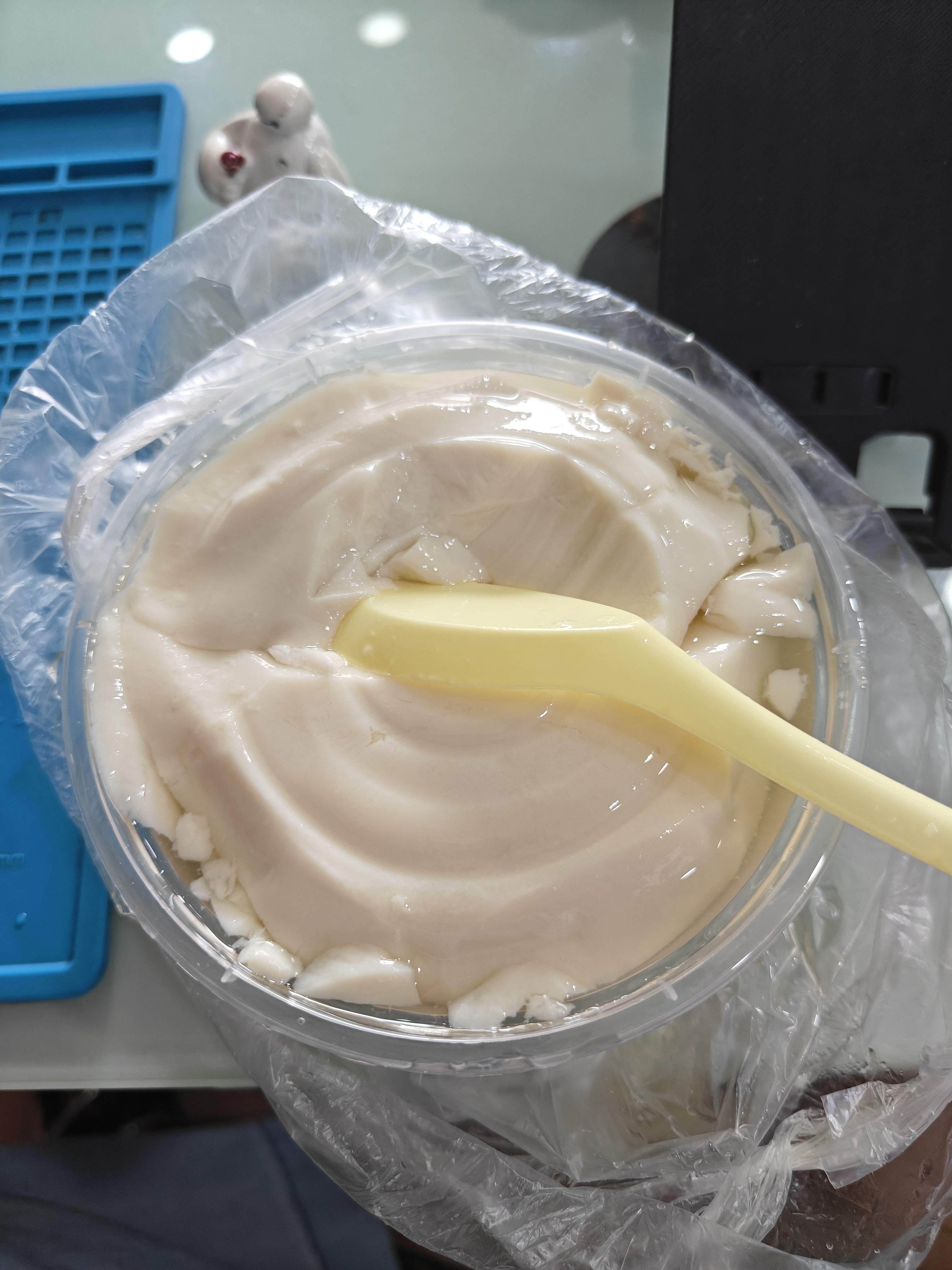 今日份早餐，豆腐脑，你们喜欢甜的还是咸的？