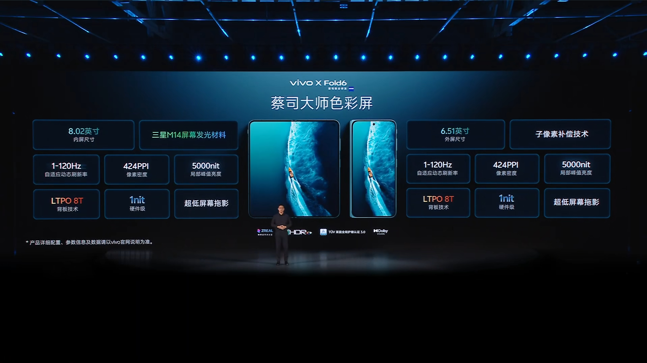 这次的X Fold6的软件交互够给力，硬件也不含糊。内屏采用三星M14发光材料，