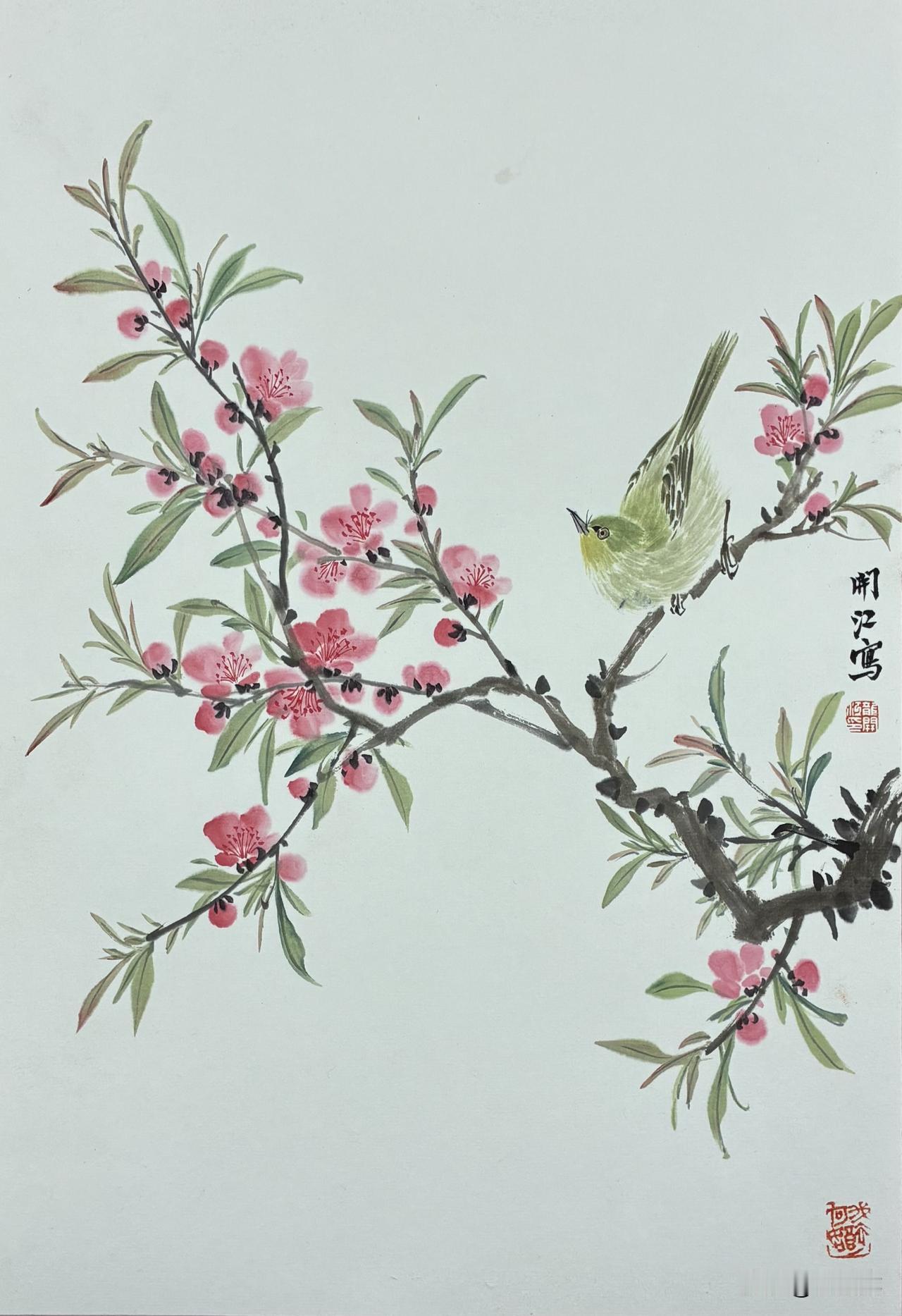 写意画鸟