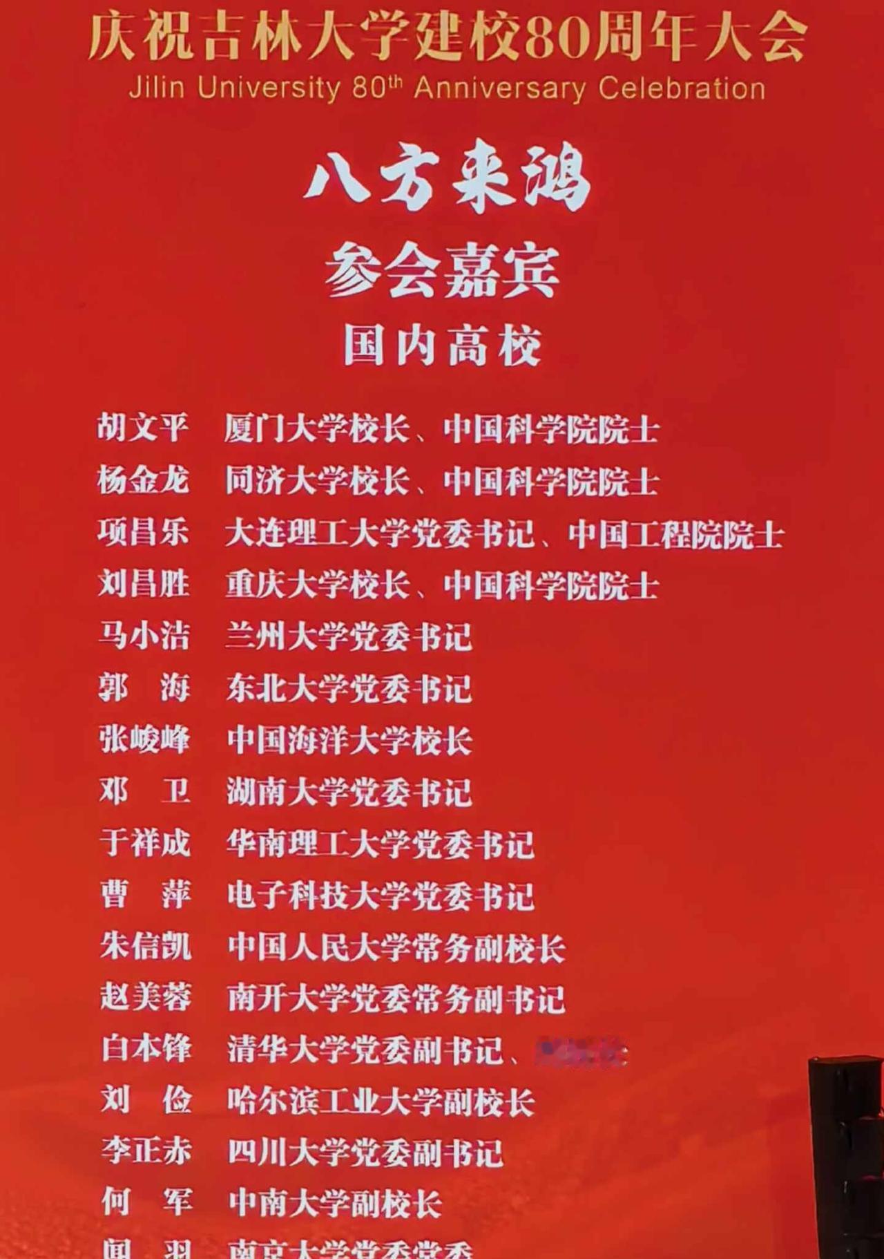 住手~你们的校长在我手上
庆祝吉林大学80周年校庆！
吉大，生日快乐！
大学生 