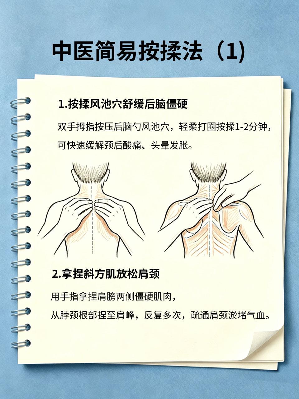 久坐肩颈酸痛？中医简易按揉法，随时随地放松身体
长期久坐伏案、低头看手机，绝大多