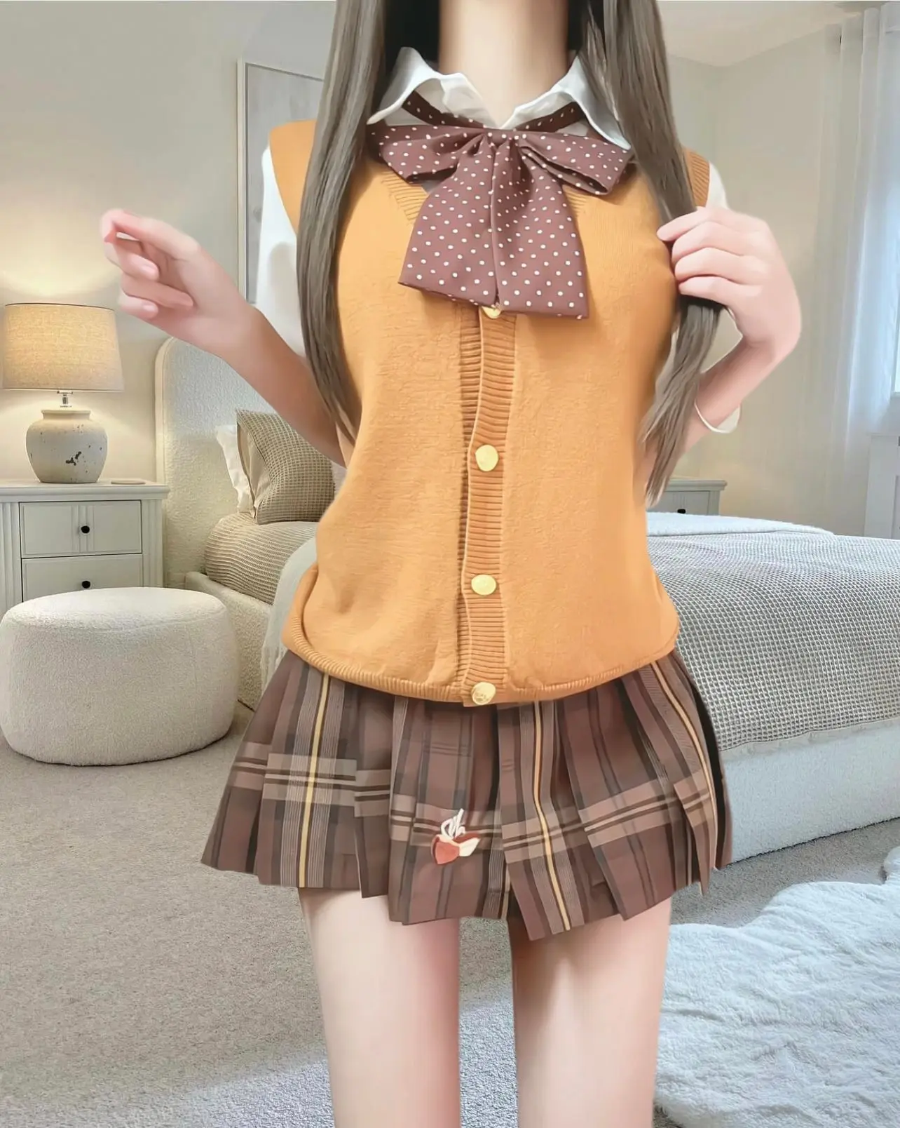 jk穿搭 女大学生 学院风穿搭  清纯甜美