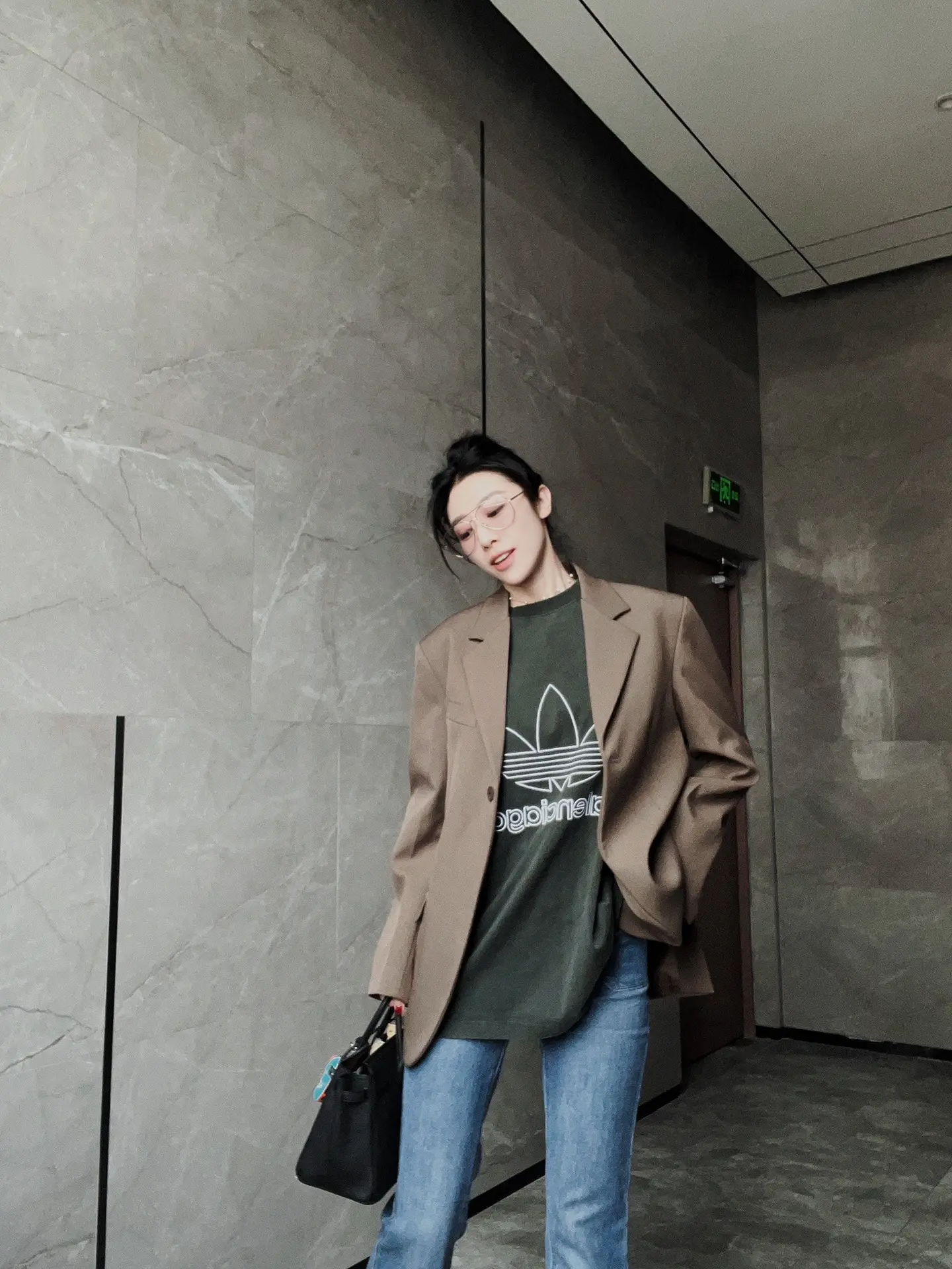 又酷又飒的秋冬ootd 今天穿什么 ootd穿搭 西装控 穿西装的女人