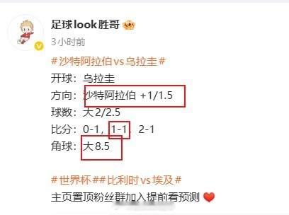 拿下三个方向预测沙特阿拉伯vs乌拉圭世界杯 下一场预测锁定粉丝群【主页置顶】伊朗