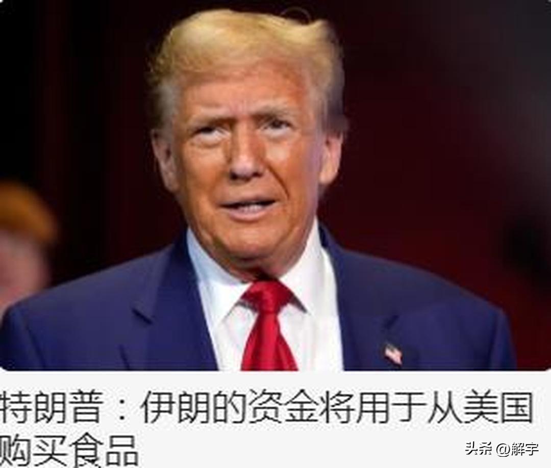 真相大白！特朗普：伊朗解冻资金将用于从美国购买食品，透露对付伊朗最有效的办法！