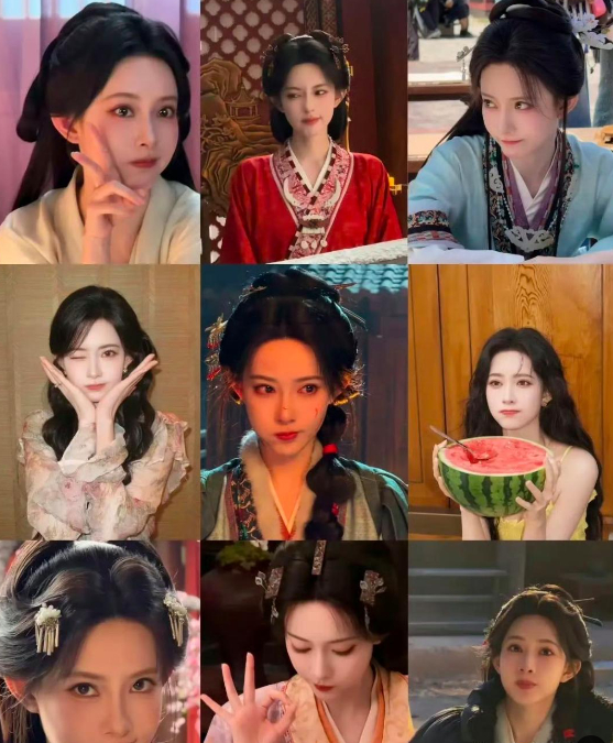 1、孟子义的颜值真的很有辨识度，明艳大气，很多观众就吃她这一款长相。不少人吐槽她