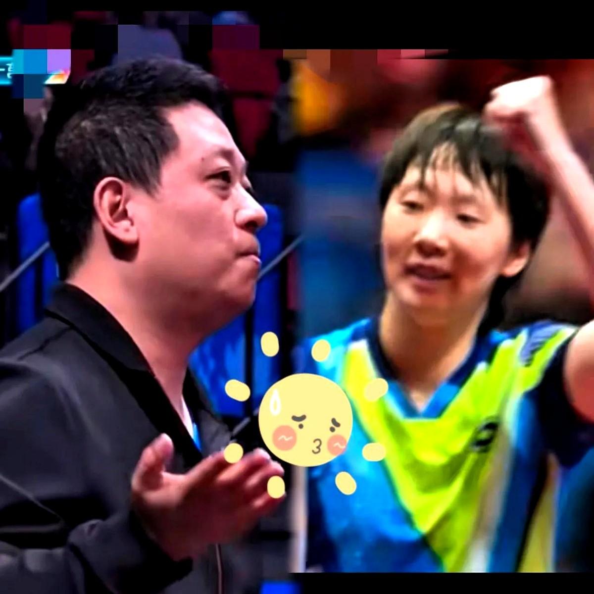 冠军先哭的是教练。

比王曼昱还激动的人，是海峰。

2019-2021那三年，