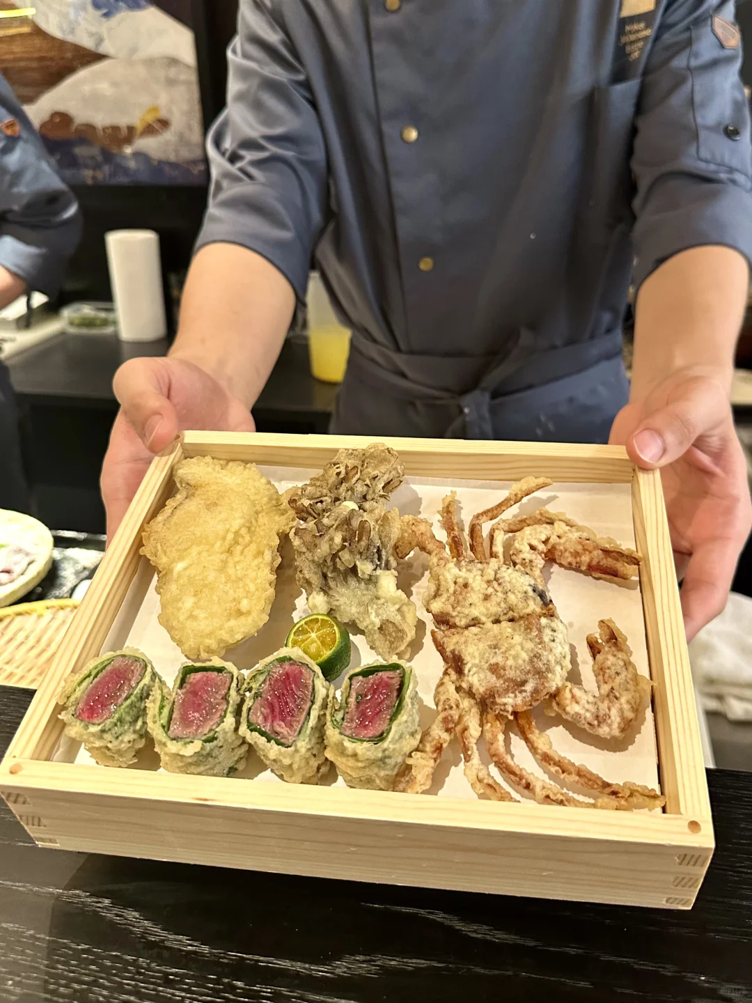 就在广州太古汇🍤居然吃到人生天妇罗！！