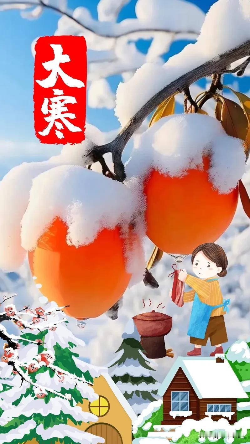 晒图笔记大赛今天是大寒节气，俗话说:过了大寒就是年，大寒至，春归来，祝愿大家添衣