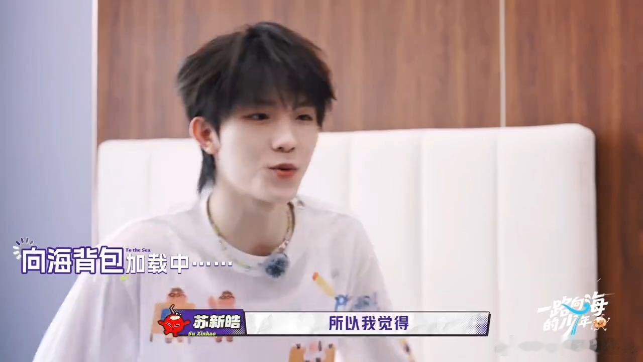 苏新皓说社交任务可以交给我一路向海的少年 嘉宾性格与综艺调性高度契合，是否是节目