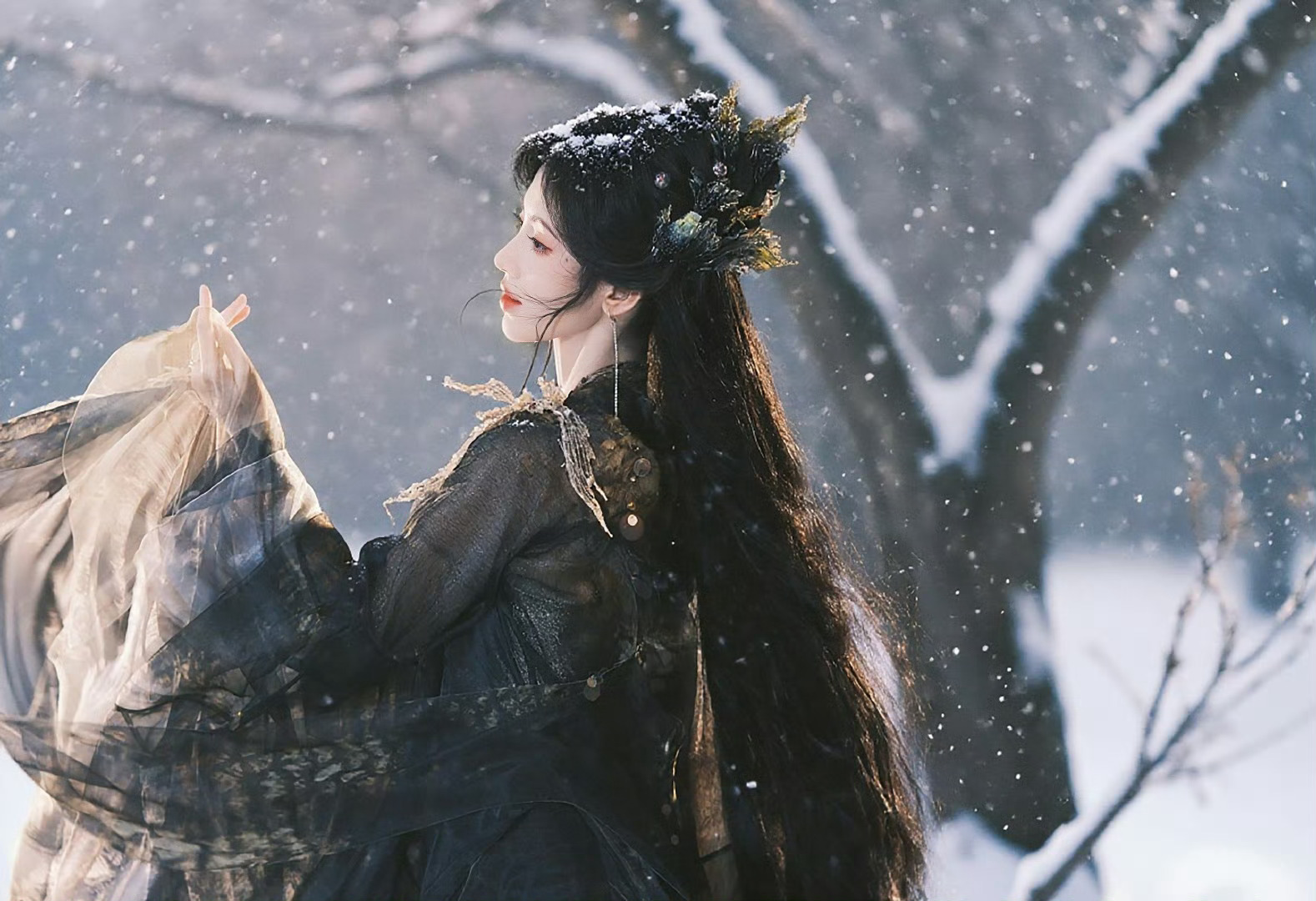 鞠婧祎锦鲤抄妆造真真就是仙女下凡🦋 这个鞠婧祎美的不知天地为何物了已经[爱你]