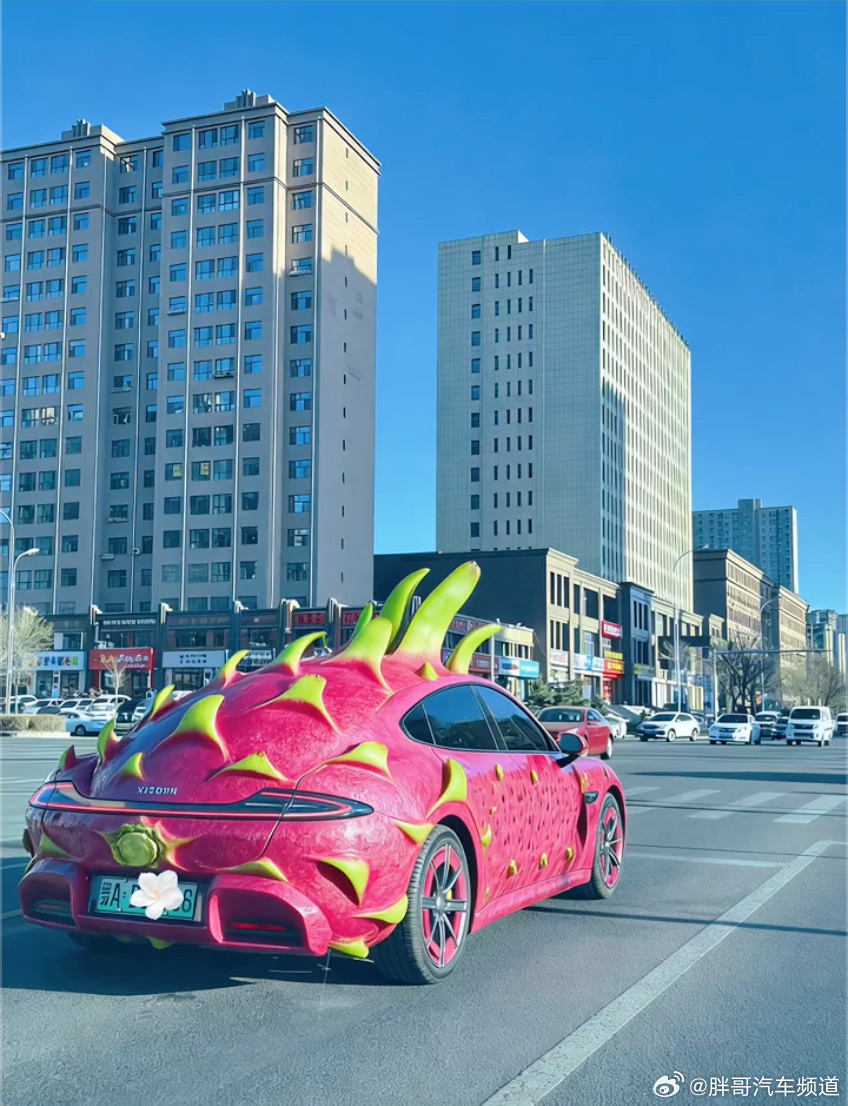 胖哥汽车频道 哈哈哈哈，火龙果出街通通闪开~ 大V聊车我和汽车的日常