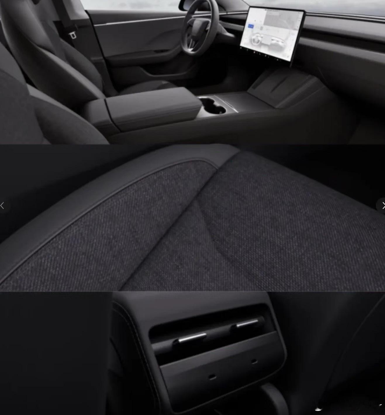 特斯拉ModelY 廉价版内饰图，不能确定保真，大家可以先看看！百分之70-百分