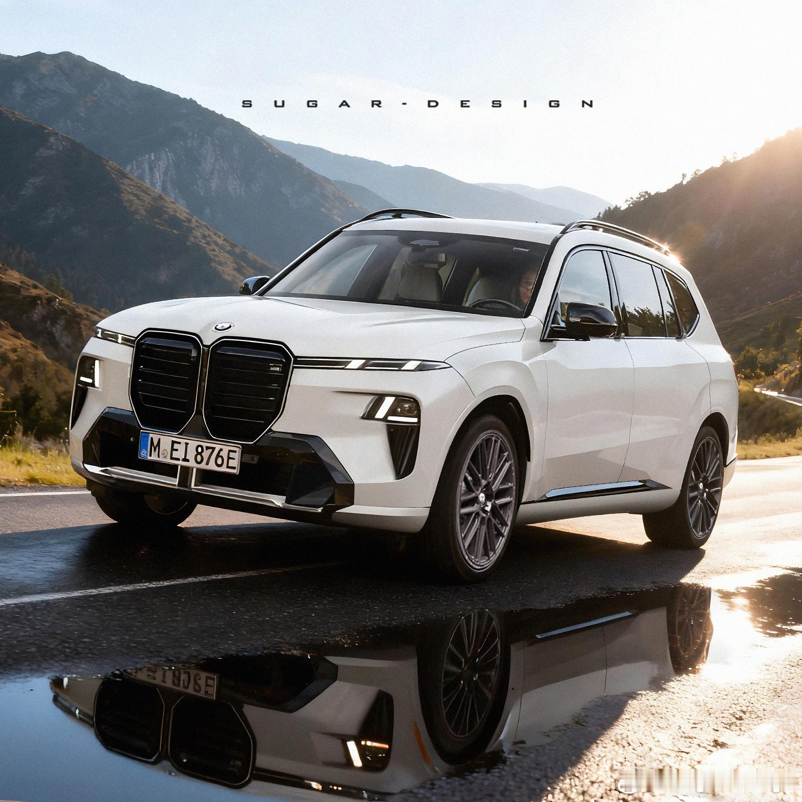 新车前沿预览我与汽车的日常 宝马新一代X7 G67新车预览。从谍照看，作为宝马S