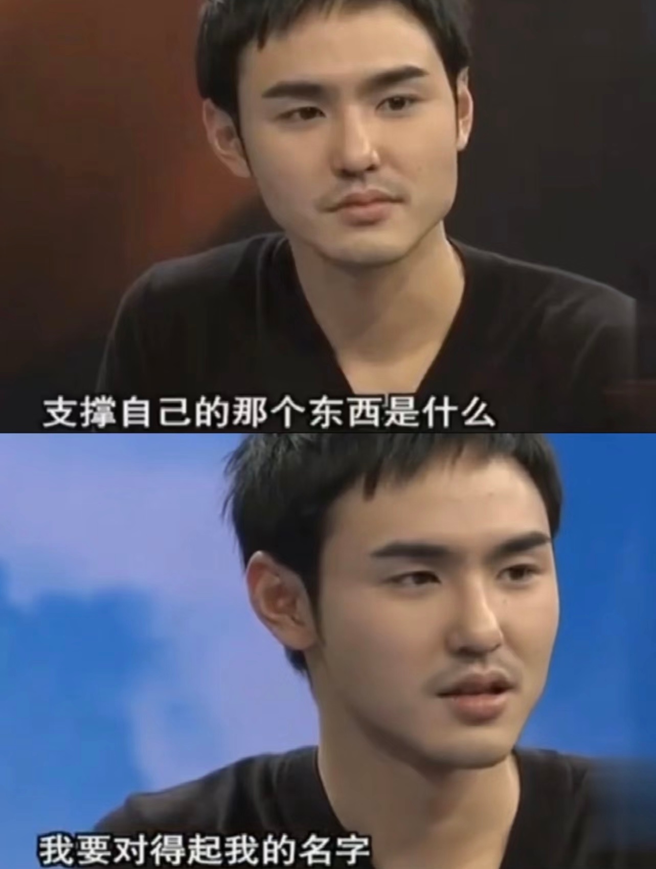 原来阮经天的名字是这个含义，阮经天早前接受采访时被问到支撑自己一直坚持的原因时，