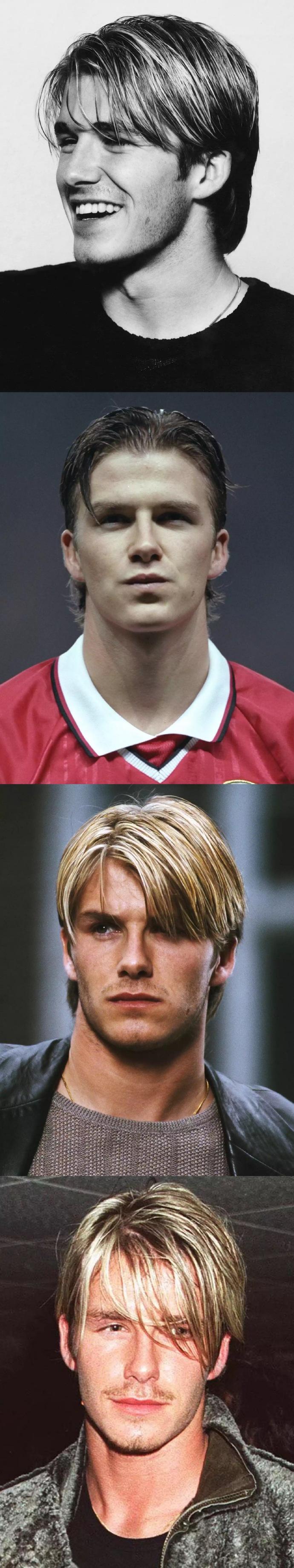 贝克汉姆发型大赏，肯定有你的最爱，也会有你曾经梦寐以求的样子，可恨的是他帅了二十