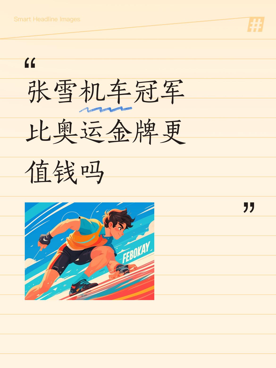 张雪机车冠军比奥运金牌更值钱吗郑强说的好实在呀！本文作者写的也精彩！