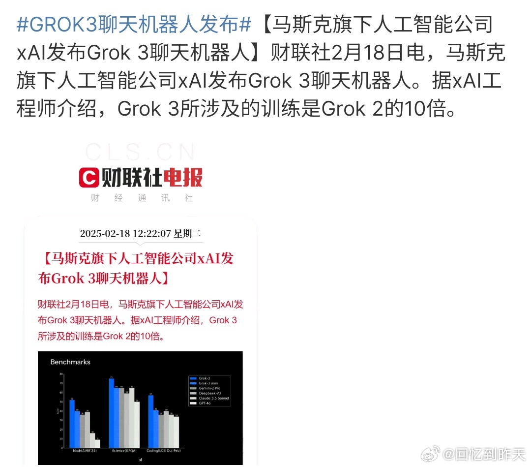 GROK3聊天机器人发布 GROK3聊天机器人发布啦，这下可以多一个聊天的人啦，