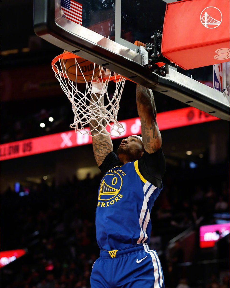 球场上的瞬间🏀📸季前赛勇士双杀开拓者 ​​​